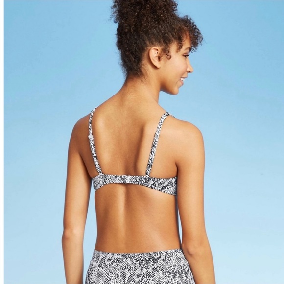 I Juniors Ribbed Bralette Bikini Top - Xhilaration - Picture 2 of 8